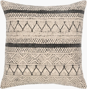 Livabliss Janya Handcrafted Cotton Woven Accent Pillow Global Artisan Pattern for Eclectic Spaces JNY022-1818