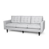 Christopher Knight Home® - Noble House - Jenny Contemporary Tufted Fabric 3-Seater Sofa