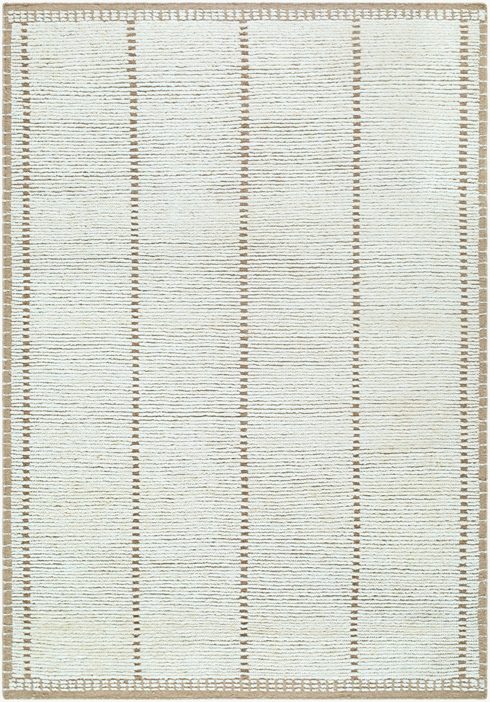 Surya Johan Hand Knotted Wool Accent Rug Bohemian Global Pattern for Entryway or Bath 6' x 9' Rectangle JOH4100-69