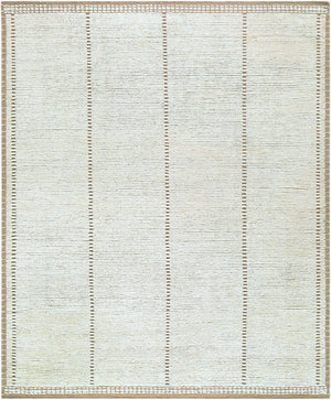 Surya Johan Hand Knotted Wool Accent Rug Bohemian Global Pattern for Entryway or Bath 8' x 10' Rectangle JOH4100-810