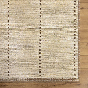 Surya Johan Hand Knotted Wool Accent Rug Bohemian Global Pattern for Entryway or Bath 8' x 10' Rectangle JOH4100-810