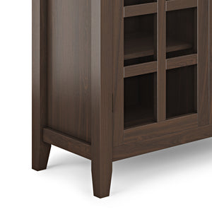 English Elm Artisan Medium Storage Cabinet In Tobacco Brown - Versatile Solid Wood With Adjustable Shelves & Style B136P158403