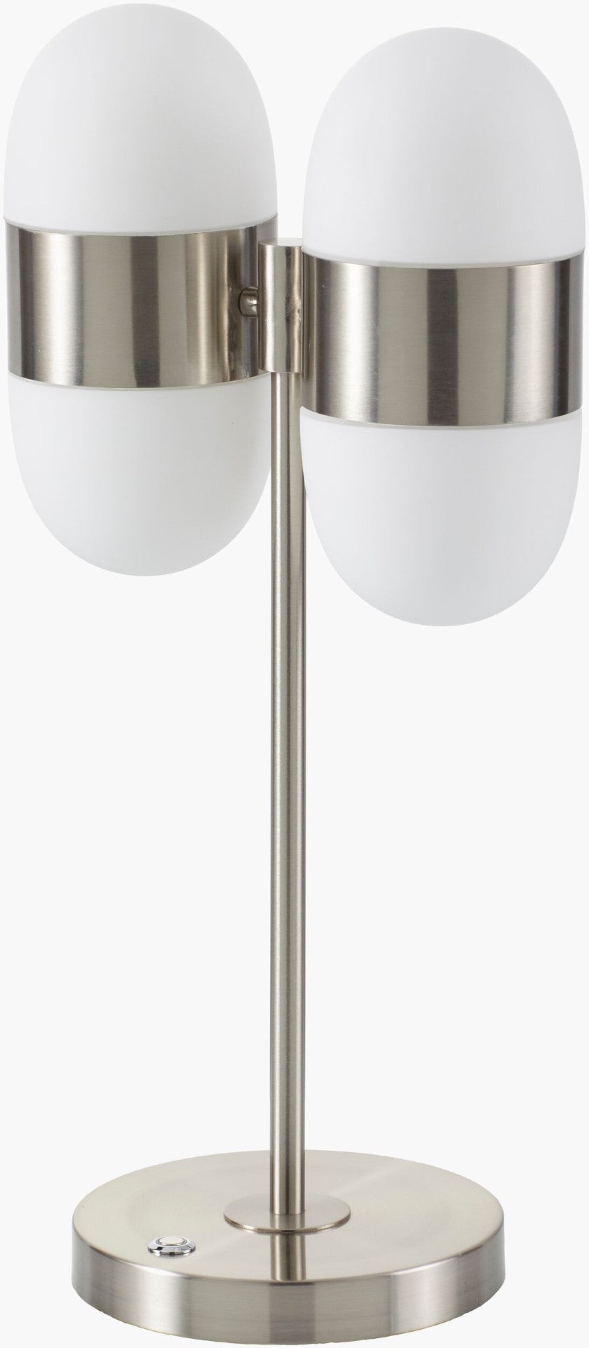 Livabliss Jonan Iron Base Table Lamp with Glass Shade for Bedroom or Living Room Ambiance JON-002