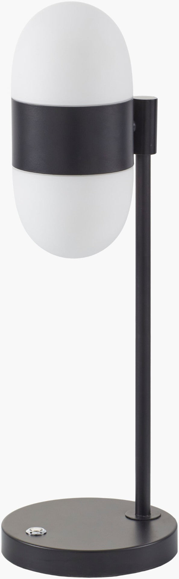 Livabliss Jonan Iron and Glass Accent Table Lamp Warm Ambient Glow for Bedroom or Living Room JON-006