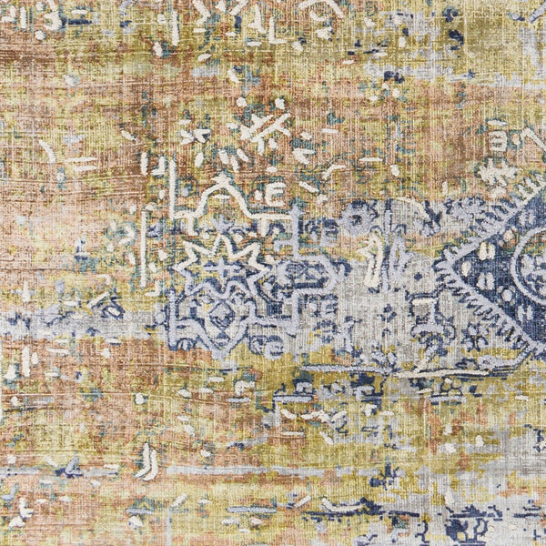 Surya Jordan Jor-2300 Handmade 2' X 3' Viscose Rug – Luxurious Traditional Design For Timeless Elegance Deep Teal Viscose Jor2300-23