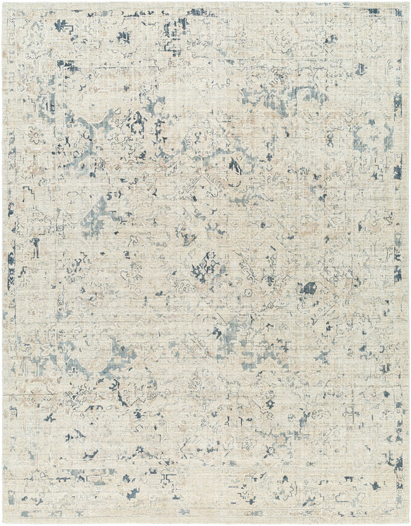 Jordan JOR-2305 9' x 12' Handmade Rug JOR2305-912  Charcoal, Light Gray, Gray, Taupe, Olive, Ink Blue Surya