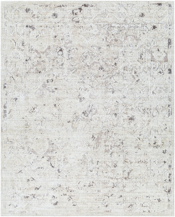 Jordan JOR-2306 9' x 12' Handmade Rug JOR2306-912  Charcoal, Gray, Taupe, White, Light Gray Surya