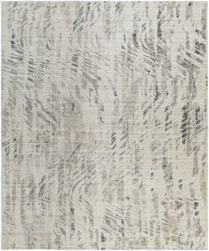 Jordan JOR-2308 9' x 12' Handmade Rug JOR2308-912  Ash, Metallic - Silver, Light Silver, Pewter Surya