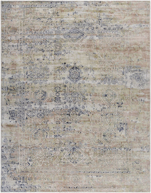 Surya Jordan Jor-2300 Handmade 2' X 3' Viscose Rug – Luxurious Traditional Design For Timeless Elegance Ivory Viscose Jor2310-23