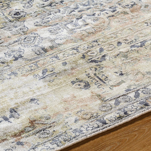 Surya Jordan Jor-2300 Handmade 2' X 3' Viscose Rug – Luxurious Traditional Design For Timeless Elegance Ivory Viscose Jor2310-23