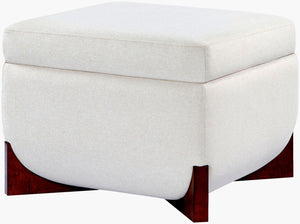 Surya Jovie Cube Ottoman Foam Seating Footrest for Living Room Bedroom or Reading Nook JOVI001-182424