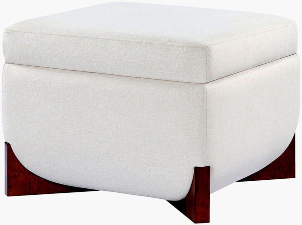 Surya Jovie Cube Ottoman Foam Seating Footrest for Living Room Bedroom or Reading Nook JOVI001-182424