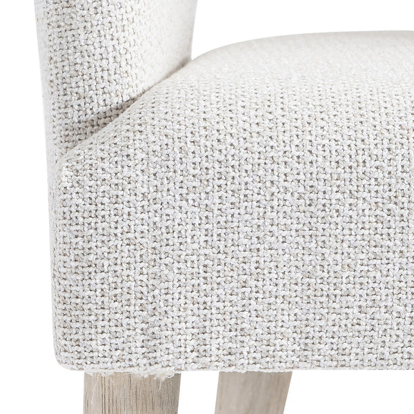 Bernhardt Bernhardt Lucerne Barrel Accent Chair Upholstered with Wire-brushed Oak Legs 393544
