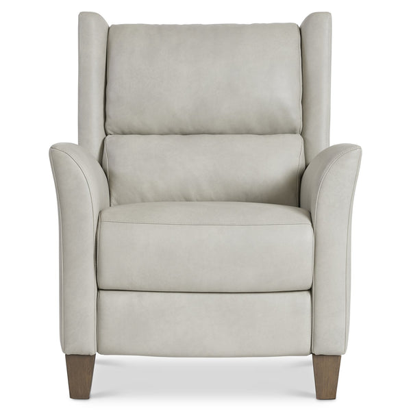 Bernhardt Bernhardt Weller Leather Power Motion Chair With Usb, Exposed Wood Legs, Deep Stitched Cushions Recline 231RLO