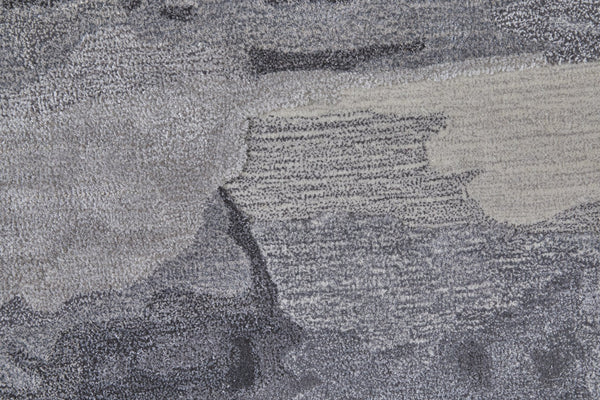 Feizy Rugs Anya Modern Watercolor-inspired Hand-tufted Wool And Viscose Rug For Contemporary Spaces Gray,Blue,Ivory Wool,Viscose Any8921fchlivyp00