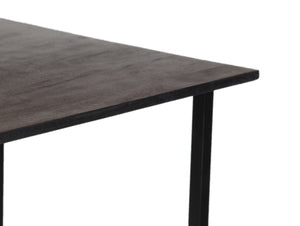 Porter Designs Porter Yuki Solid Wood Bar Stool In Gray - Stylish, Compact Design For Modern Dining Spaces Gray Wood 07-108-08-8654