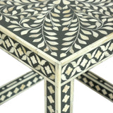 Christopher Knight Home® - Noble House - Eutaw Handcrafted Boho Mango Wood End Table, Gray and White