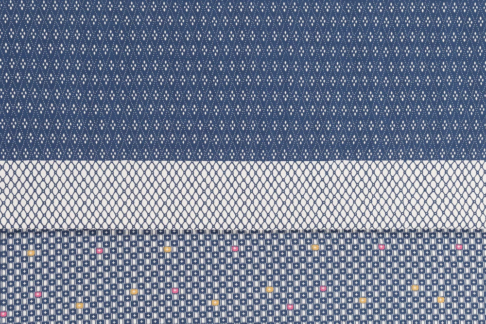 Surya Japiko Jpk-1000 Elegant 8"L X 8"W Global-inspired Bedding Swatch For Timeless Home Decor Charm Navy Cotton,Flax,Cotton,Flax Jpk1000-sw