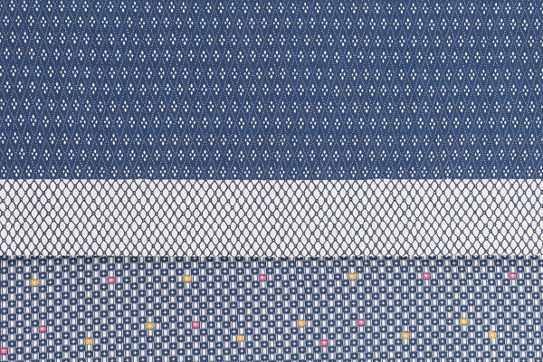 Surya Japiko 26"W X 26"L Sham - Elegant Global-inspired Design, Durable Cotton & Flax, Home Decor Charm! Navy Cotton,Flax,Cotton,Flax Jpk1000-es