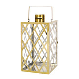 Christopher Knight Home® - Noble House - Ashuelot Outdoor 18" Modern Stainless Steel Lantern