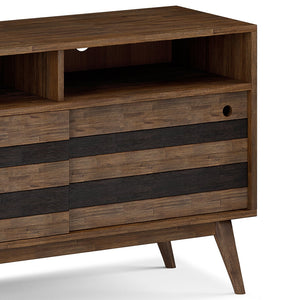 English Elm Clarkson Rustic Tv Stand - Handcrafted Acacia Wood, Mid-Century Design, Fits Tvs Up To 60" B136P158780