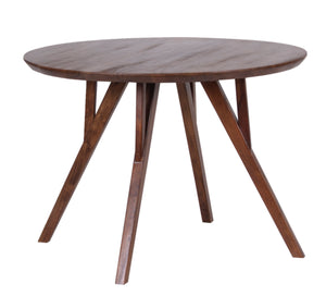 Porter Designs Porter Portola Solid Acacia Wood Dining Table – Mid-century Modern Design With Asian Elegance Brown Wood 07-108-04-0021