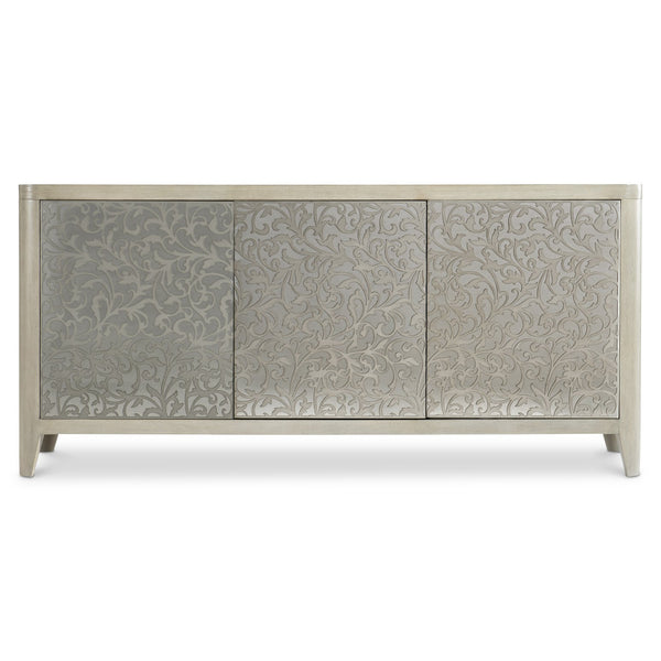 Bernhardt Bernhardt Cornelia Buffet With Acanthus Metal Frieze, Nebbia Ash & Glazed Stainless Steel Accents 331132