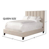 Parker House Parker Living Sleep Avery - Dune Queen Bed Dune Natural 100% Polyester (W) BAVE#8000-2-DUN