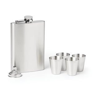 Lenox Cambridge 6-Piece Stainless Steel Flask Set NO COLOR METAL EHGST21CB1DS