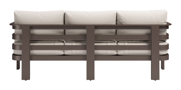 Bal Harbor Sofa White 704041 Zuo Modern