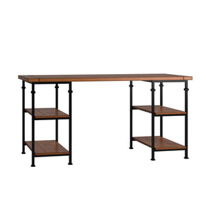 Homelegance By Top-Line Rafferty Vintage Industrial Storage Desk Natural Wood