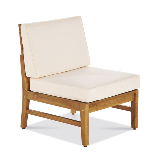 English Elm Perla Armless Accent Chair Tailored Low Profile Upholstered Seat for Living Room 58941.00MCRM