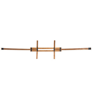 English Elm Richardson Curved Arc Larch Wood Hammock Stand Outdoor Hardwood Frame Holds 400 Lbs 54883.00BSE