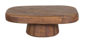 Porter Designs Porter Ekta Solid Acacia Wood Coffee Table - Modern Design With Natural Charm & Unique Grain Brown Wood 05-108-01c-1810-kit