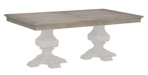 Hekman Furniture 25229t Rectangular Pedestal Dining Table Top - Elegant Wood Design For Modern Dining Rooms Wellington Driftwood Wellington Estates Rect Ped Dining Tbl Top 25229t