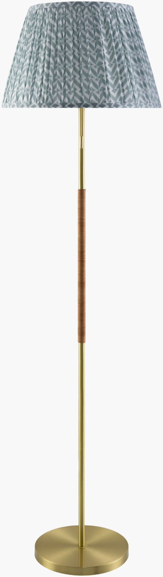 Livabliss Jara Hand-painted Iron Floor Lamp with Linen Shade for Warm Ambient Living Spaces JRA-001