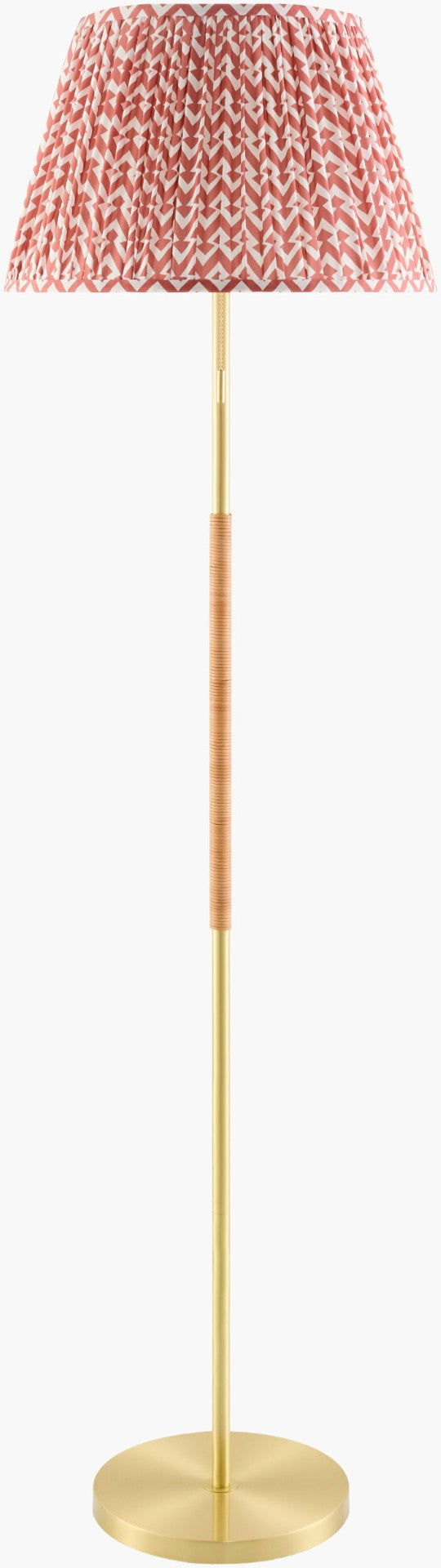 Livabliss Jara Arts and Crafts Iron Floor Lamp with Linen Shade for Living Room Ambiance JRA-002