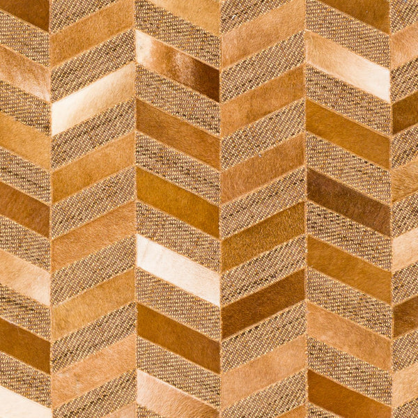 Surya Jardin 2' X 3' Handmade Area Rug - Modern Leather & Wool Blend, Durable Low Pile For High Traffic Areas Tan Wool,Leather Jrd2303-23