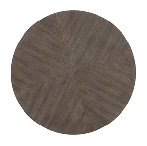 Hooker Furniture Modern Mood Counter Height Table With Sculptural Tulip Pedestal, Light Oak Diamond Finish, Chic Dining Appeal Medium Brown 6850-75202-89