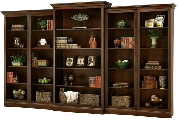 Hekman Furniture 920002 Left Bookcase - Elegant Solid Wood Design, Adjustable Shelves & Ample Storage For Any Space Saratoga ,Hekman Furniture Left Return Bookcase 920002