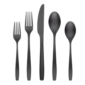 Lenox Cambridge Averie Black Satin 20-Piece Flatware Set NO COLOR METAL 506820CWD12R