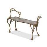 Park Hill Cast Aluminum Organic Root Bench EFS20548