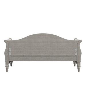 Homelegance By Top-Line Esteban Traditional Wood Slat Daybed Grey Rubberwood