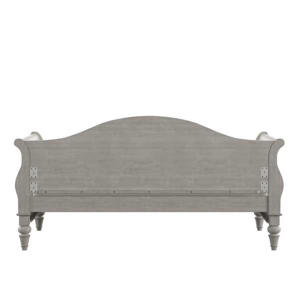 Homelegance By Top-Line Esteban Traditional Wood Slat Daybed Grey Rubberwood