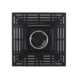 Christopher Knight Home® - Noble House - Elwick Outdoor 40,000 Btu Iron Square Fire Pit, Black