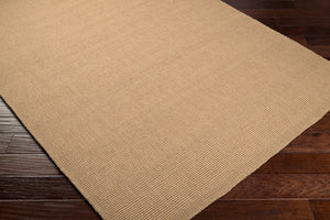 Surya Jute Woven 2' X 3' Handmade Rug - Rustic Charm, Durable Comfort For Cozy Home Decor Spaces Tan Jute Js13-268