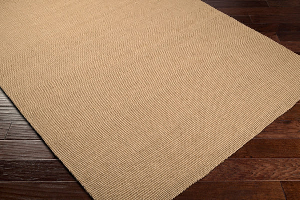 Surya Jute Woven 2' X 3' Handmade Rug - Rustic Charm, Durable Comfort For Cozy Home Decor Spaces Tan Jute Js13-268