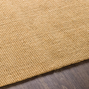 Surya Jute Woven 2' X 3' Handmade Rug - Rustic Charm, Durable Comfort For Cozy Home Decor Spaces Tan Jute Js13-268