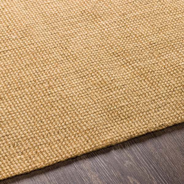 Surya Jute Woven 2' X 3' Handmade Rug - Rustic Charm, Durable Comfort For Cozy Home Decor Spaces Tan Jute Js13-268