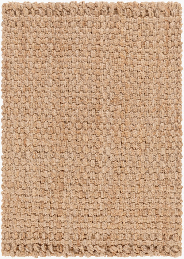 Livabliss Jute Flatweave Handwoven Area Rug Natural Fiber Farmhouse Bohemian Living Room Tan 2' x 3' JS2-23